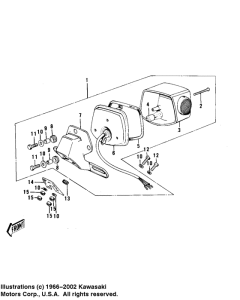  Taillight unit ass`y