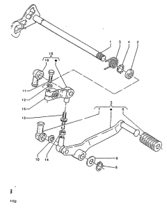 TZR125R Переключение скоростей