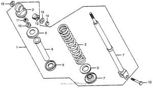 NC50 Задние амортизаторы