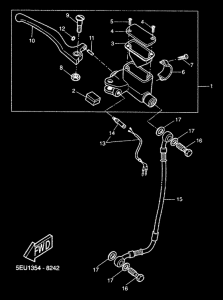 YH50 Главный тормозной цилиндр