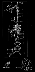 CW50RS Карбюратор