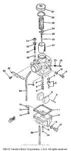TY250A Карбюратор