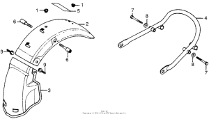 GL1000 Rear fender + rear bumper