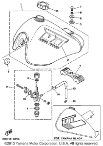 DT50W Топливный бак