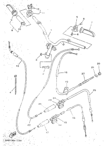 YN50 Manillar-cables