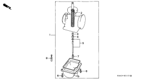 CR250R Карбюратор опционально kit
