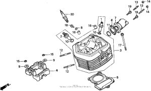 XR100 Головка цилиндров