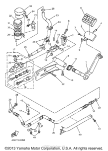 XVZ13LTJ Задний торм цилиндр