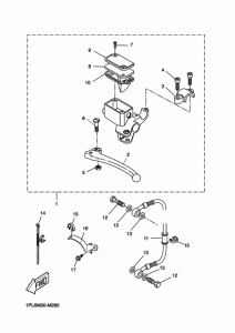 NS50N Задний торм цилиндр