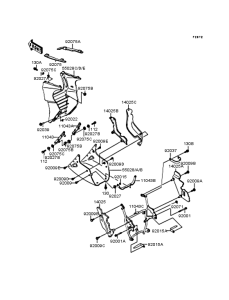 ZX900 Обтекатель нижний