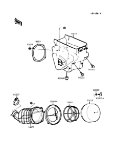 KX125 Воздушный фильтр