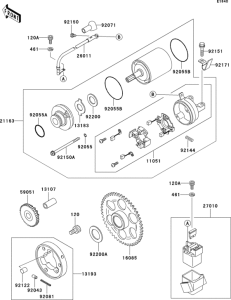ZX600 Стартер