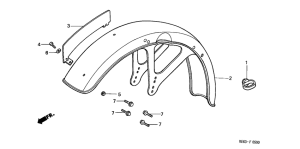 H100 Переднее крыло