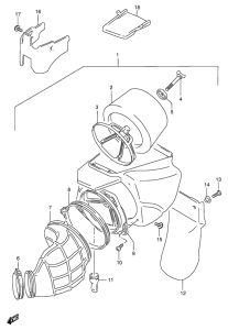 RMX250 Воздухоочиститель