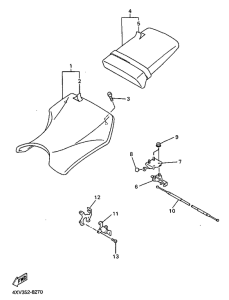 YZF-R1 Сиденье