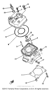 YZ125H Цилиндры