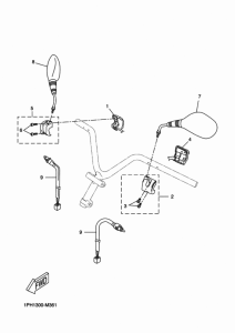 NS50 Handle switch & lever