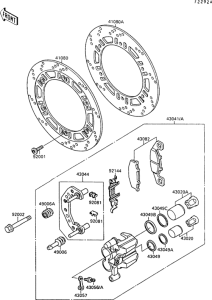 ZX500 Front brake(zx500b-000055-)