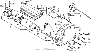 CB750 Стартер