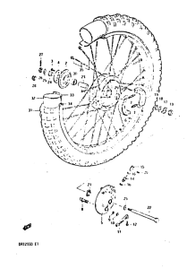 DR125 Transom + tube