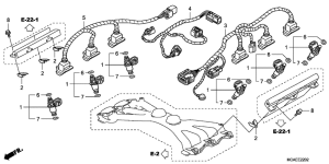 GL1800 (ABS) Впрыскиватель