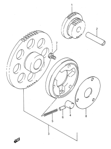 GS500 Муфта стартера