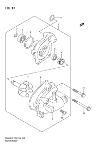 AN400 Водяная помпа