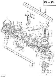 GS550 Carburetor assy