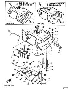 XTZ750N (37KW) Топливный бак