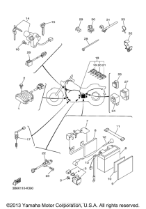 XVS650 Электрика