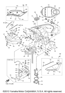 YZF-R1 Топливный бак