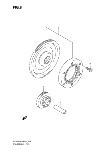 SFV650 (ABS) Муфта стартера