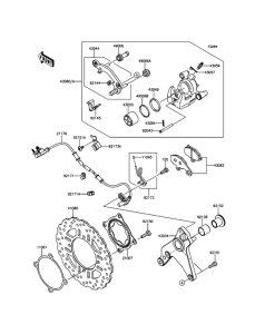 ZR1000 Задний тормоз