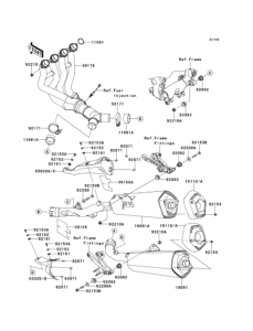 ZX1400 Глушитель
