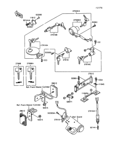 VN1500 Замок зажикания