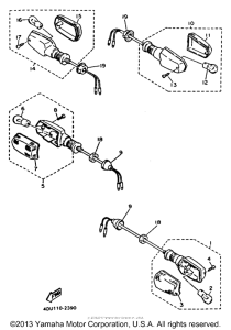 XJ600SDC Поворотники