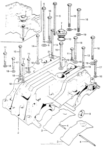 CB175 Lower crankcase