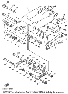 YZ125H1 Бугель