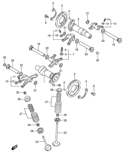 VS800 Распредвал -клапана