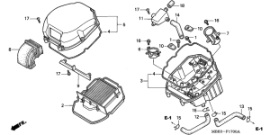 VTR1000F Воздухоочиститель