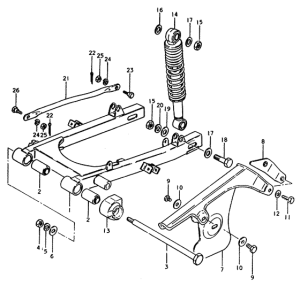 TS50 Маятник задний