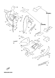 TZR50 Обтекатель 2