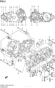 AN650Z Картер двигателя