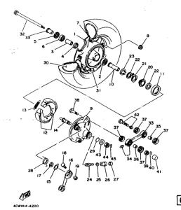 XC125 Переднее колесо