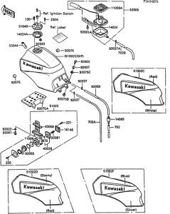 ZX900 Fuel tank(1 / 2)