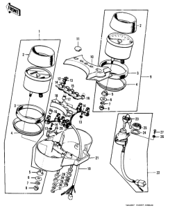 KH500 Meters / ignition switch