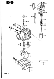 FR80 Carburetor assy