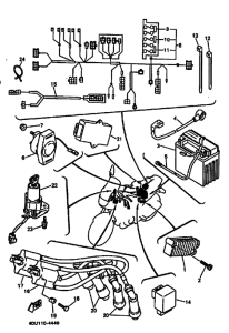 XJ600S XJ600SG Equipo electrico