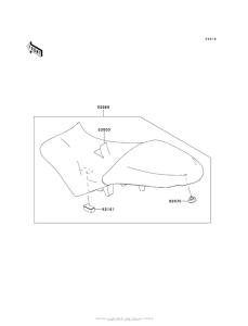 KLE650 Сиденье