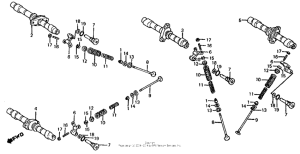 VF700S Распределительный вал и клапана